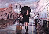 Steve Hanks There are Places to Go painting